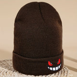 2024 New Unisex Anime Beanie Hat - Stylish Embroidered Knit Cap