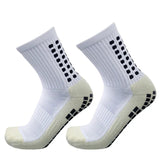 2024 Men's Soccer Socks Anti Slip Non Slip Grip Pads for Football Basketball Sports Grip Socks