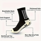 2024 Men's Soccer Socks Anti Slip Non Slip Grip Pads for Football Basketball Sports Grip Socks